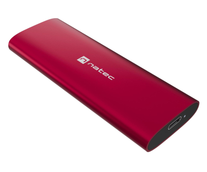 Obudowa do dysku Natec RHINO M.2 NVME LITE USB-C 3.2 GEN 2 RUBY RED